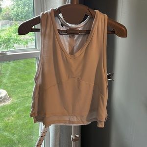 Gymshark cropped workout tank sz Small